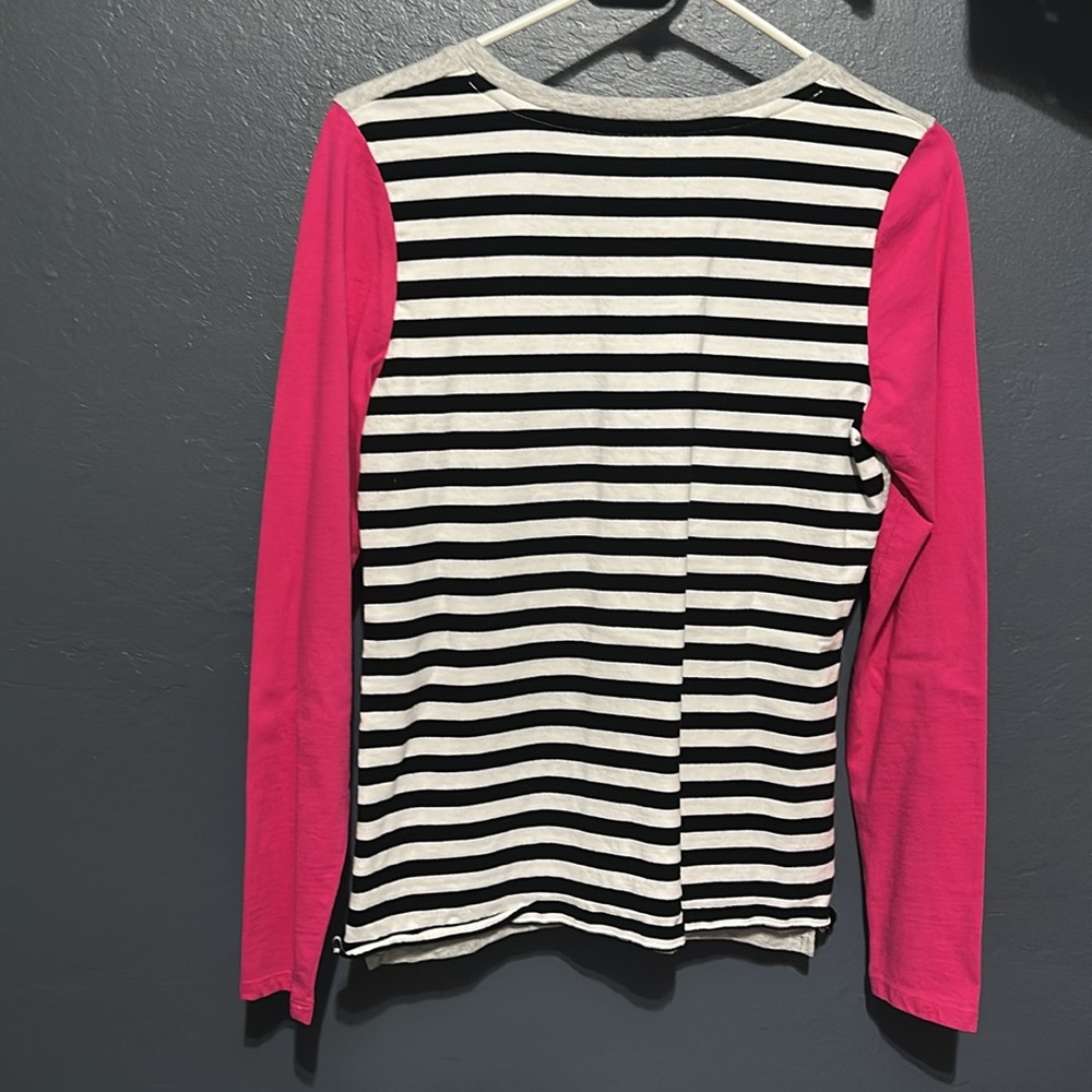 Tommy Hilfiger Gray and pink Striped Top - Picture 3 of 4
